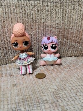 LOL Surprise Doll & Unicorn Baby Set - Pink, Lavender